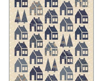 Blue Barn *Pieced and Applique Quilt Pattern* By: Edyta Sitar - Laundry Basket Quilts  LBQ-0571-P