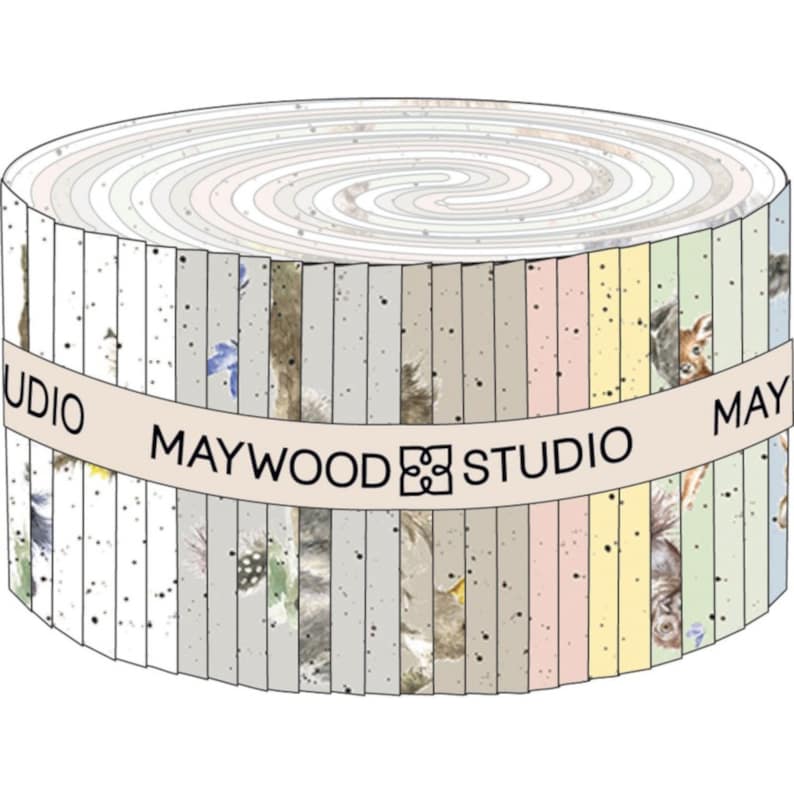 2.5 Strips By Hannah Dale For: Maywood Studios 40 2-12 Strips STMASLOI LOVE IS Jelly Roll New for Feb 2019 New