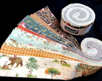 Into The Wood* Jelly Roll / 2.5in Strips - 40 Strips* By: Timeless Treasures