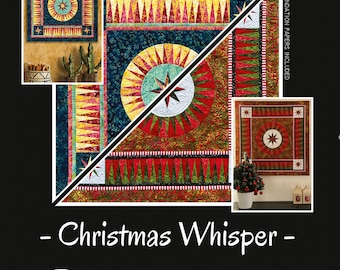 Sundance - Christmas Whisper *Foundation Paper Piecing Quilt Pattern* By: Jacqueline De Jonge of BeColorful