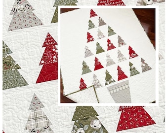 Oh Christmas Tree *Layer Cake Friendly Quilt Pattern*  By: Margot Languedoc - The Pattern Basket  TPB2419