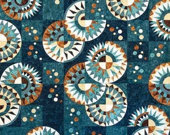 Summer on the Delta *Pieced and Foundation Piecing Quilt Pattern * By: Material Girlfriends