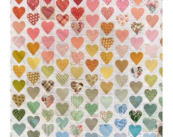 Hearts, Content *Heart Applique Pattern* By: Edyta Sitar - Laundry Basket Quilts  LBQ-1569-P