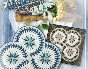 Seasonal Gathering Table Toppers *Foundation Paper Piecing Pattern & Papers* By: Judy and Bradley Niemeyer - Quiltworx  JNQ190P