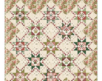 Joyous Star *Pieced Quilt Pattern* By: Edyta Sitar - Laundry Basket Quilts  LBQ-1561-P