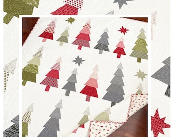 In The Pines  *Quilt Pattern - Fat Quarter Friendly* By: Margot Languedoc - The Pattern Basket  TPB2417