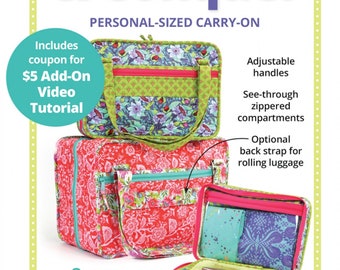 Divide & Conquer *Carry-On Bag - Sewing Pattern* From: by Annie