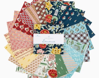 Emma - A Jane Austen Collection *Charm Pack (5"x5") - 42 Pieces*  By Jane Austen For Riley Blake