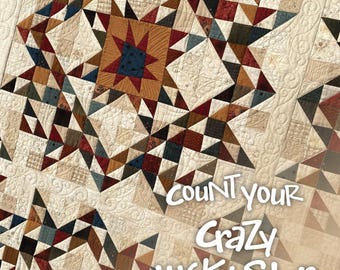 Count Your Crazy Lucky Stars *Softcover Quilt Book* By: Janet Nesbitt - One Sister