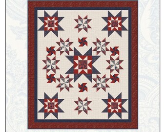 Asteroids * Quilt Pattern * By: Mimi Hollenbaugh & Pat Syta of Bound to be Quilting  BTBQ365