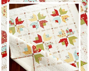 In Bloom *Quilt Pattern - Fat Eighth Friendly* By: Margot Languedoc - The Pattern Basket  TPB2203