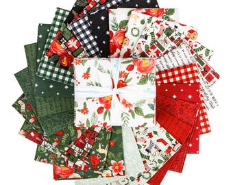 Charming Christmas *Fat Quarter Bundle - 24 Pieces By: Kelsey Carlson  For Riley Blake Designs FQ-16350-24