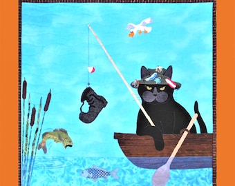 Catch of the Day *Wall Hanging Quilt Pattern* From: Trouble & Boo Designs