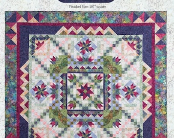 Botanica Park  *King Size Pieced Quilt Pattern*   By: Wing and a Prayer   WP202