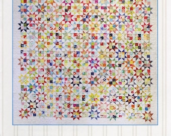 Master Plan *Jumble - A Charm Pack Mash-Up Quilt Pattern*   By: Carrie Nelson of Miss Rosie's Quilt Co.