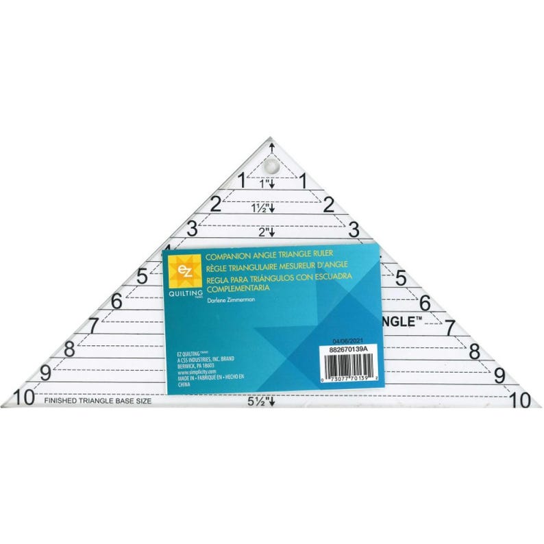 Left Angle Triangle Ruler Companion Angle Triangle Ruler *acrylic* by Darlene Zimmerman From ...