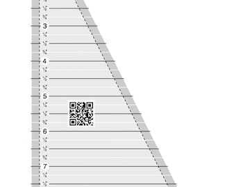 Perfect Rectangle Ruler 9-1/2in Quilt Ruler *Acrylic Template* By: Karen Montgomery - Creative Grids CGRTMT3