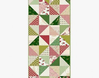First Christmas - Pieced Table Runner Pattern By: Edyta Sitar  Laundry Basket Quilts  LBQ-1331-P