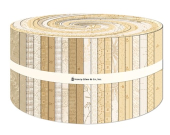 Linen Closet *Jelly Roll / Strips* 42 Pieces By: Janet Rae Nesbitt for Henry Glass & Co.