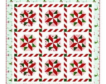 Peppermint Twirl *Quilt Pattern* By: Amanda Niederhauser Designs