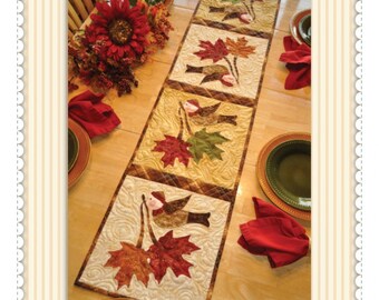 November Table Runner - The Vintage Series *Applique Sewing Pattern* By Jennifer Bosworth - Shabby Fabrics