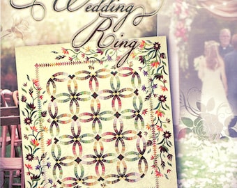 Flowers for My Wedding Ring *Foundation Paper Piecing Quilt Pattern & Papers, Applique, OR Replacement Papers* By: Judy Niemeyer - Quiltworx