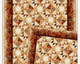 Reflections of Autumn II  * Pieced Quilt Pattern in 2 Sizes *  By: Jason Yenter