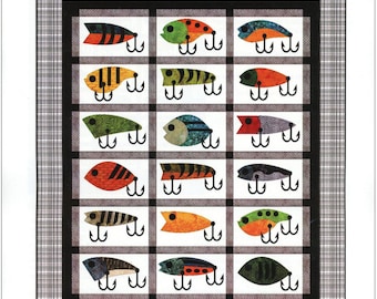 Caught Ya! *Fusible Applique Quilt Pattern*  By: Sindy Rodenmayer of Fat Cat Patterns