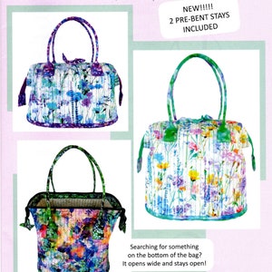 Little Poppins Bag **New Design** *Pattern + Stays and/or Stay Only (Size D)* From: Aunties Two Patterns