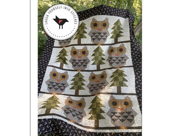 The Scary Woods *Owl Quilt Pattern* By: Karen Walker - Laugh Yourself Into Stitches