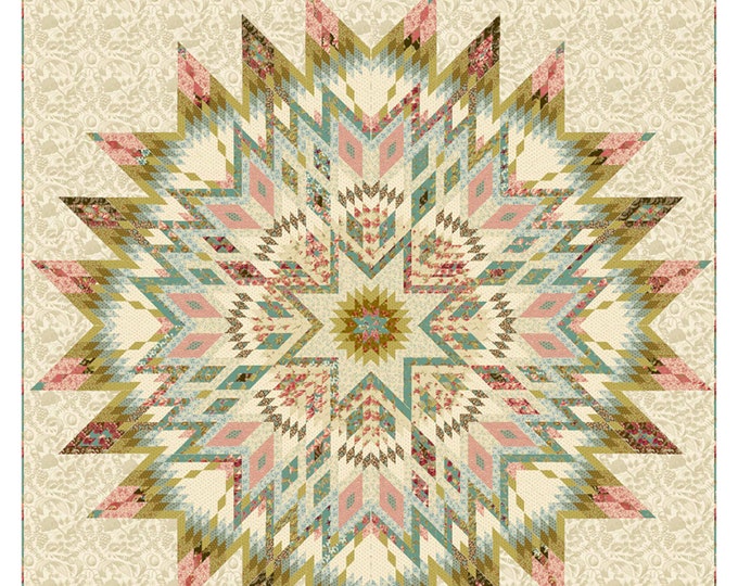 Featured listing image: Tahoe - Primrose  *Pieced Quilt Pattern*     By: Edyta Sitar - Laundry Basket Quilts  LBQ-1579-P