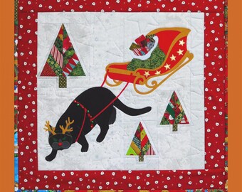 Santa's Grumpy Little Helper *Wall Hanging Quilt Pattern* From: Trouble & Boo Designs
