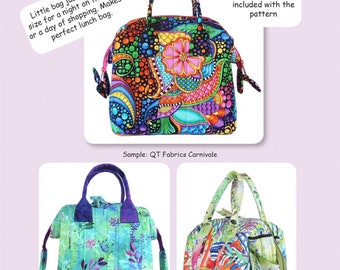 City Bags - Downtown *Sewing Pattern + Metal Stays* From: Aunties Two Patterns