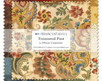 Treasured Past *Layer Cake (10x10) - 42 Pieces* Designer: Missie Carpenter for Marcus Fabrics