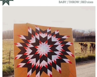 Hyalite Star *Fat Quarter Friendly Pattern*  By: Lindlee Smith of Plains & Pine