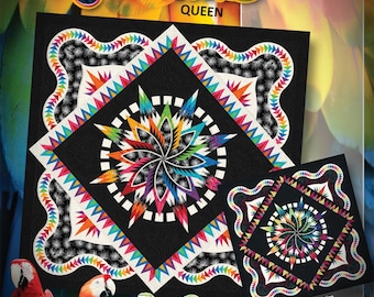 Macaw Queen *Foundation Paper Piecing Pattern* By: Judy & Bradley Niemeyer - Quiltworx
