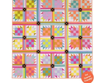 Goldie Quilt *Fat Quarter Friendly - Pieced Quilt Pattern*   By Meghan Buchanan