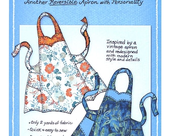 Chatterbox Apron Pattern *A Reversible Apron With Personality!* From: Mary Mulari Designs