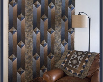 Gentlemen's Agreement *A Masculine Quilt Pattern*    From: New Leaf Stitches