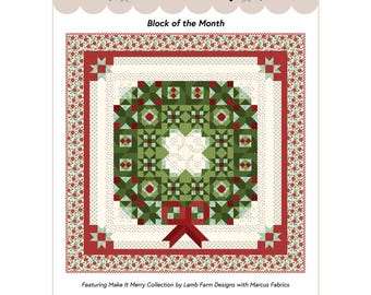 Make it Merry * A Christmas Quilt Pattern * By Lamb Farm Designs  #174