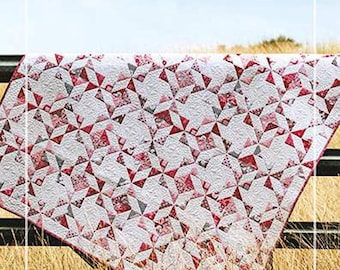 Swirl *Jelly Roll Friendly * Pieced Quilt Pattern* By Gerri Robinson of Planted Seed Designs