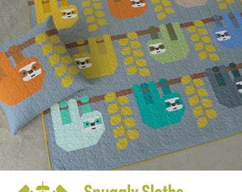 Snuggly Sloths * Piece Animal Quilt Pattern* By: Elizabeth Hartman  EH085
