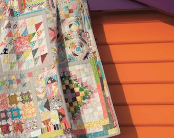 Long Time Gone*A Puzzle of Beautiful Blocks Quilt Design* By:  Jen Kingwell