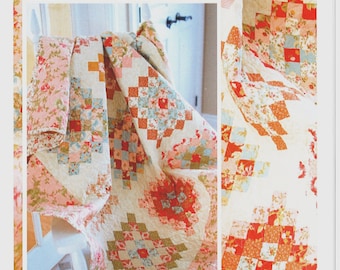 Confetti Cake *Quilt Pattern - Layer Cake Friendly* By: Margot Languedoc - The Pattern Basket  TPB0716