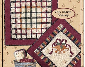 Christmas Window - Make It Mini #7 *Pieced & Applique Quilt Pattern* By: Kansas Troubles Quilters