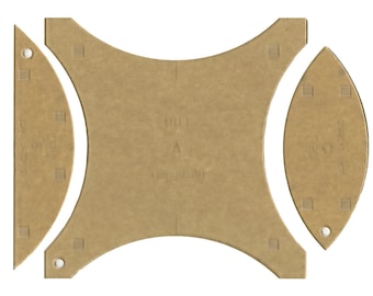 Crystal Ball  *Acrylic Template Set*  By: Edyta Sitar - Laundry Basket Quilts  LBQ-0192-T