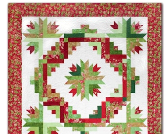 Cactus Wreath *Strip Club Quilt Pattern* By: Georgette Del'Orco - Cozy Quilt Designs