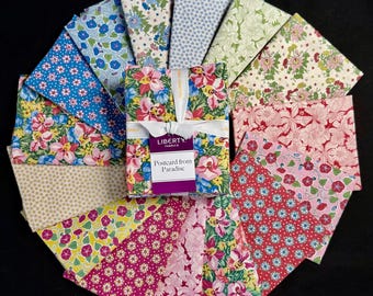 Postcards from Paradise - Fat Quarter Bundle (15 Pieces) By: Liberty Fabrics