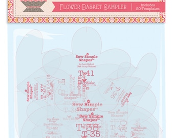 Flower Basket Sampler - Sew Simple Shapes Template Set *Plastic Templates* By: Lori Holt - Riley Blake Designs