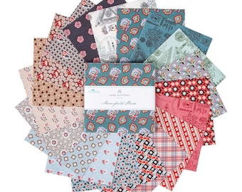 Mansfield Park *Charm Pack * 5"x5" * 42 Pieces * By: Jane Austen House for Riley Blake  5-15190-42